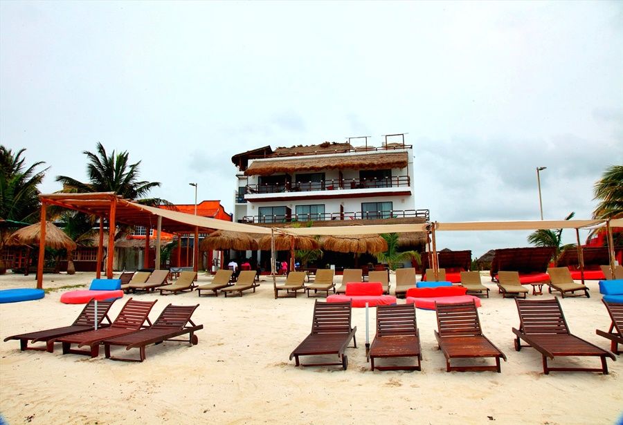 Hotel Quinto Sole Mahahual Exterior foto